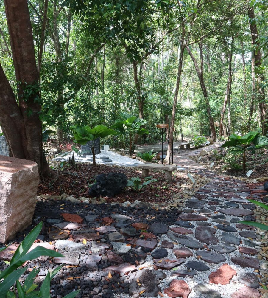 Pathway inside the Rock Garden
